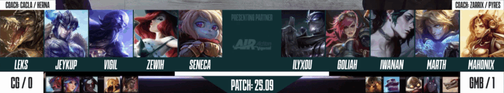 Draft game 2 GMBLERS vs Colossal