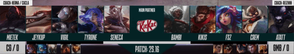 Draft Game 1 CG VS GMB